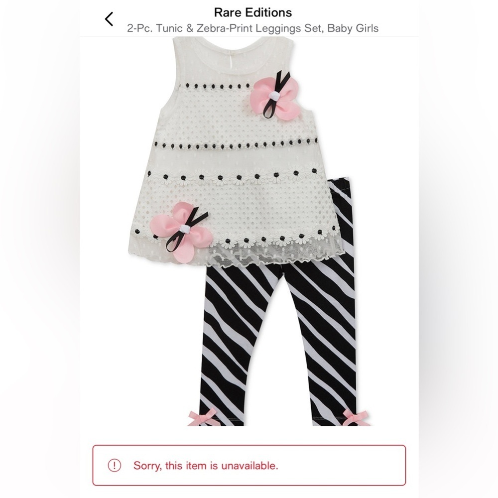 Rare Editions 12 M outfit